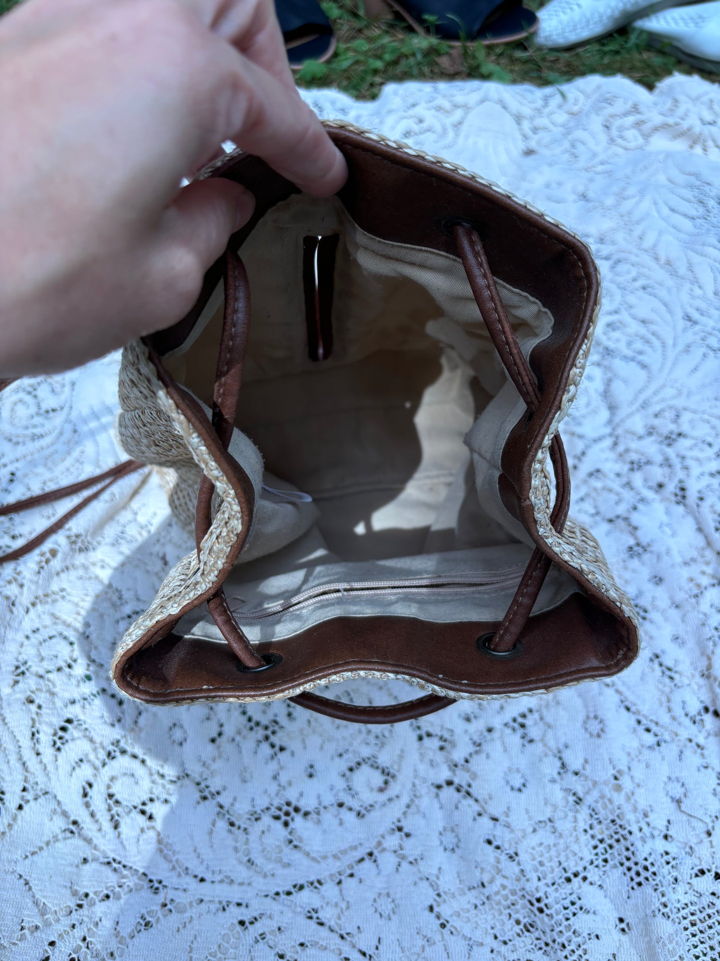 Woven Backpack