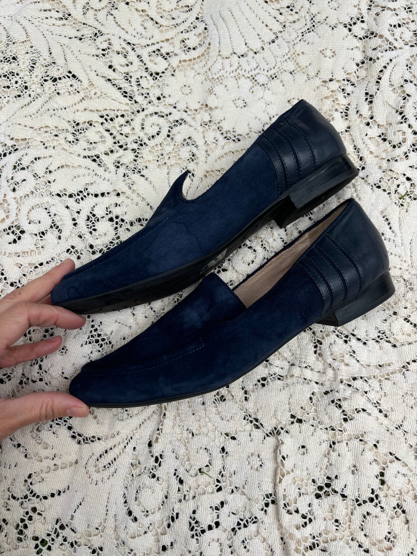 Karl Lagerfeld Suede Loafers - Size 8