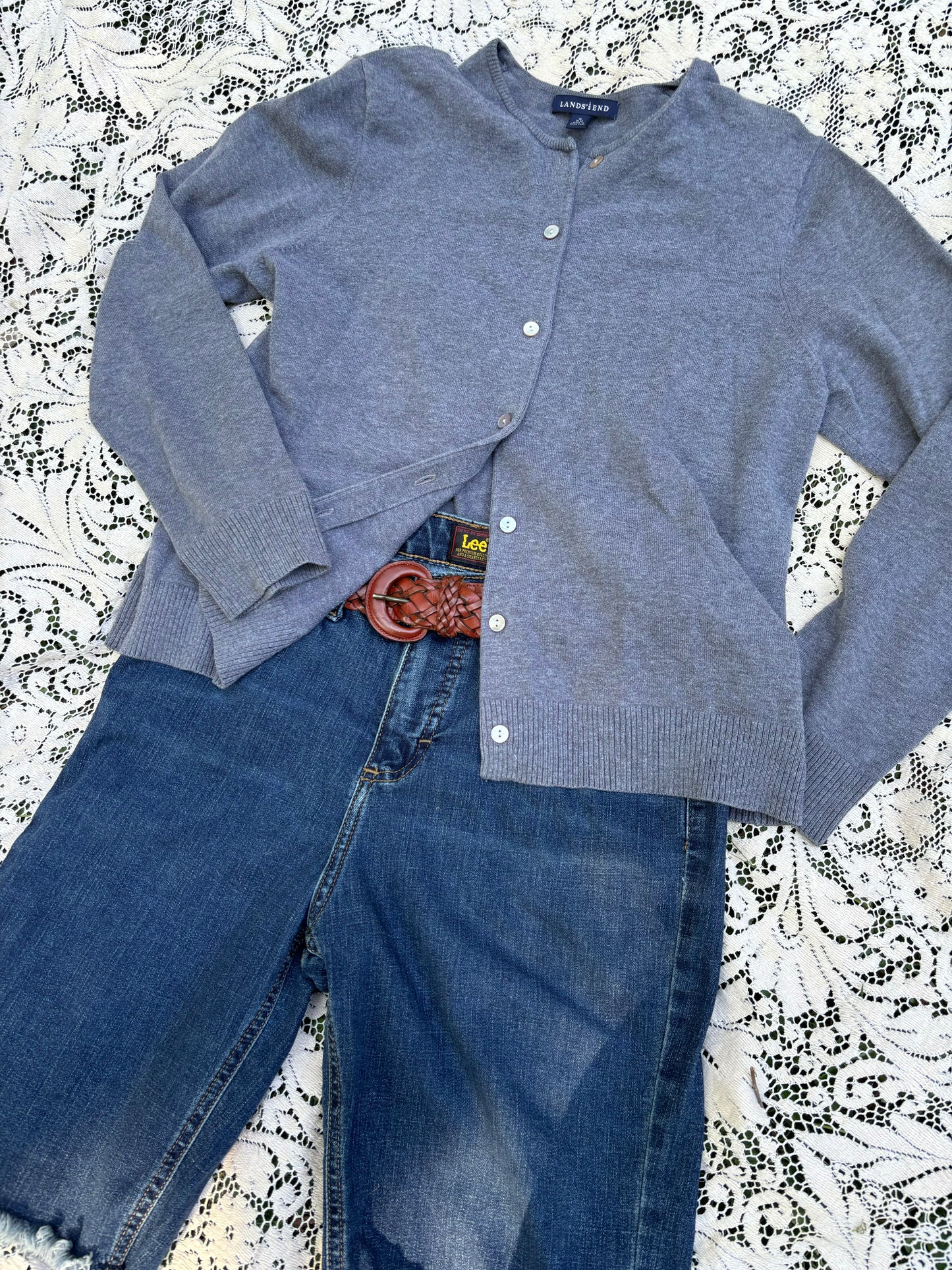 Land's End Cardigan - Gray