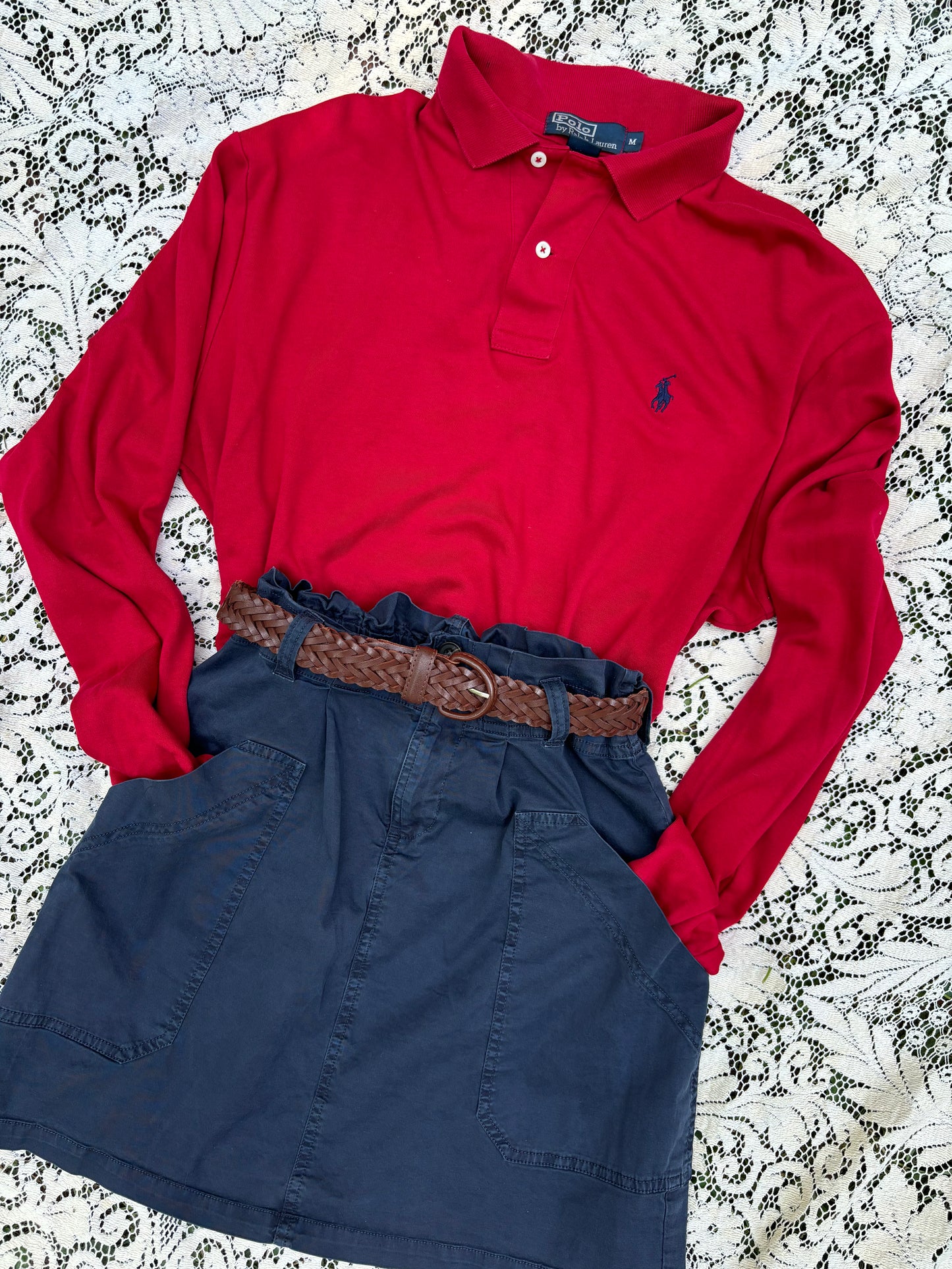Vintage Long Sleeve Polo