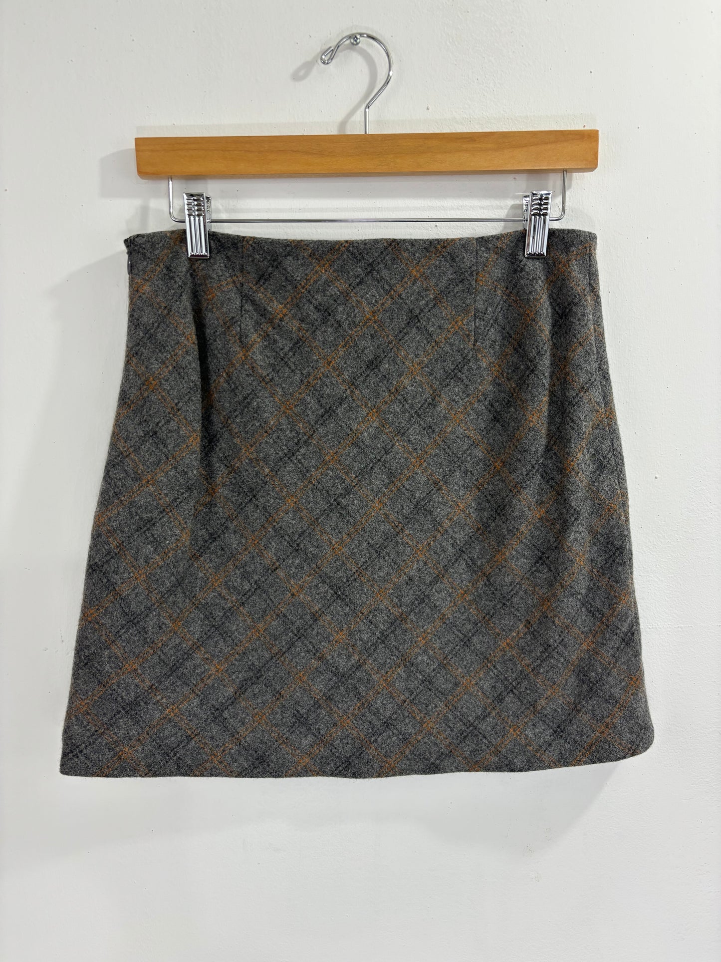 J Crew Wool Mini Skirt