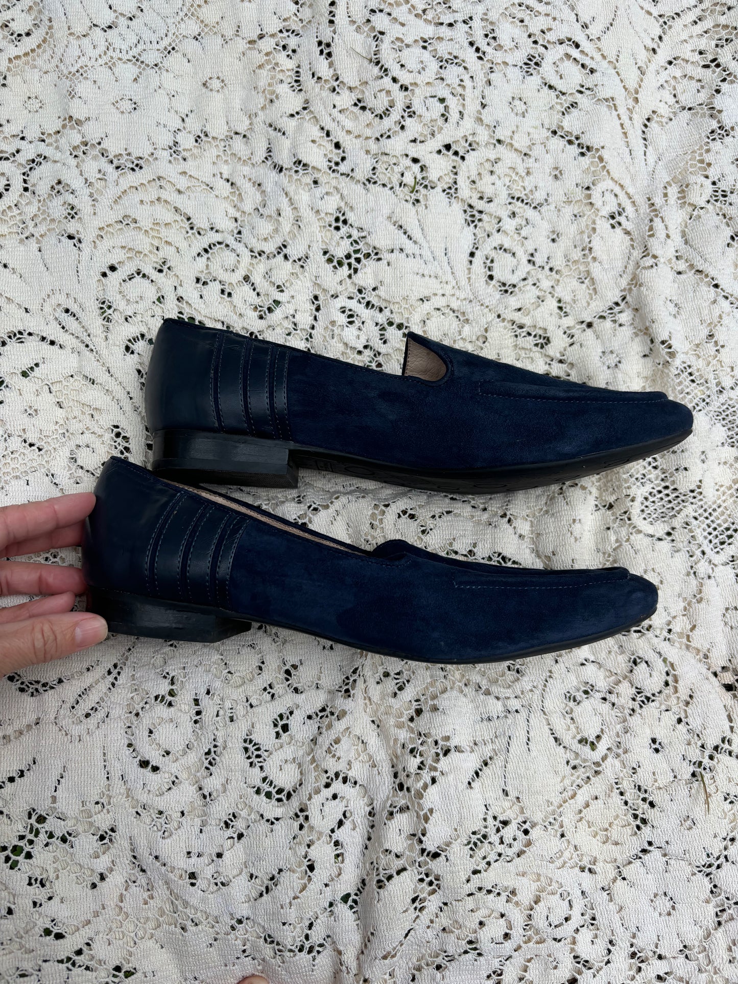 Karl Lagerfeld Suede Loafers - Size 8