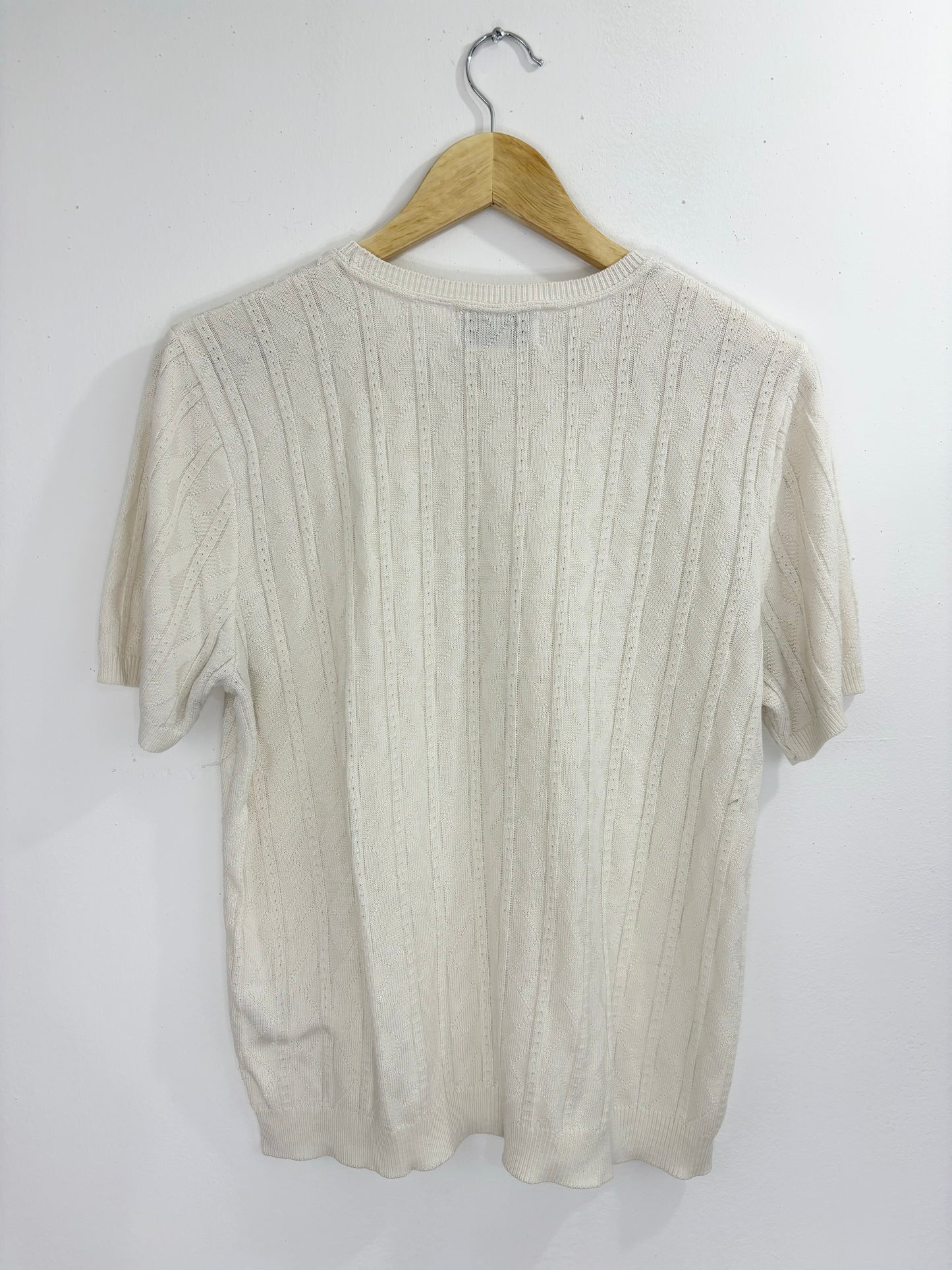 Short Sleeve Sweater - L