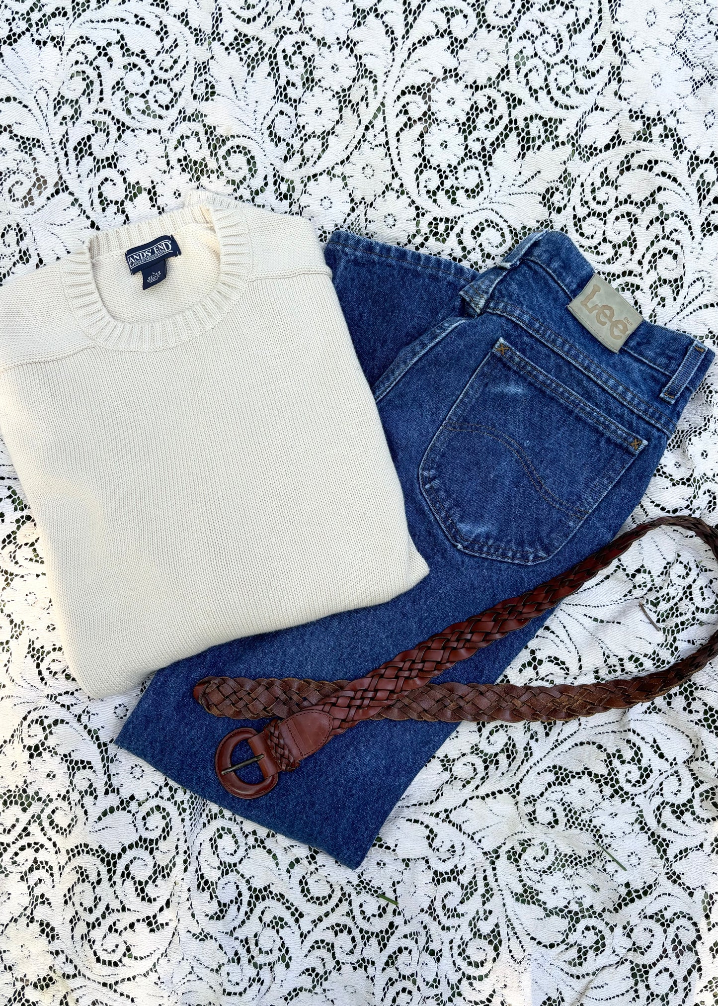 Vintage Lee Straight Leg Jeans - 33x31
