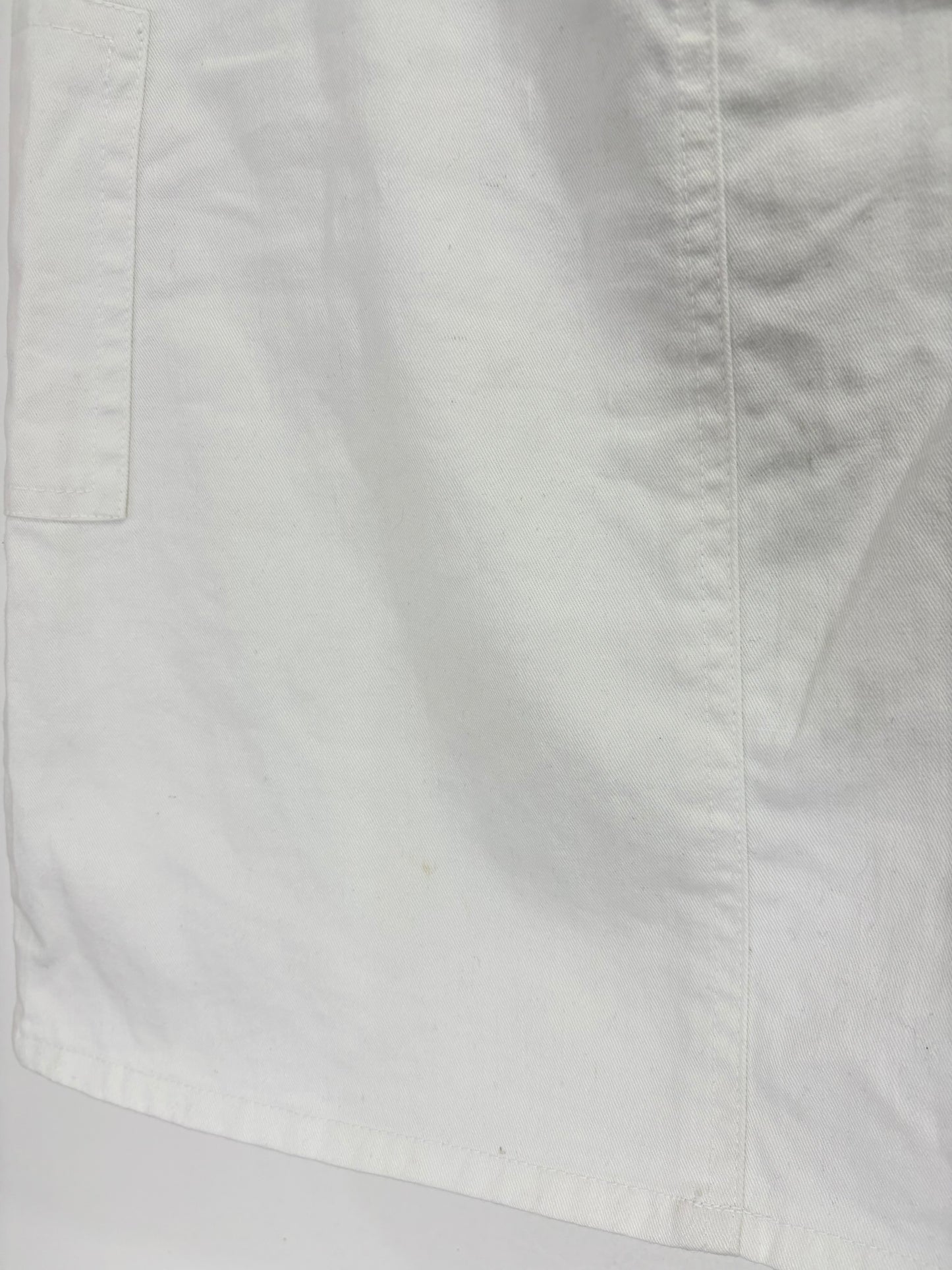 Y2K White Cargo Skirt with Belt
