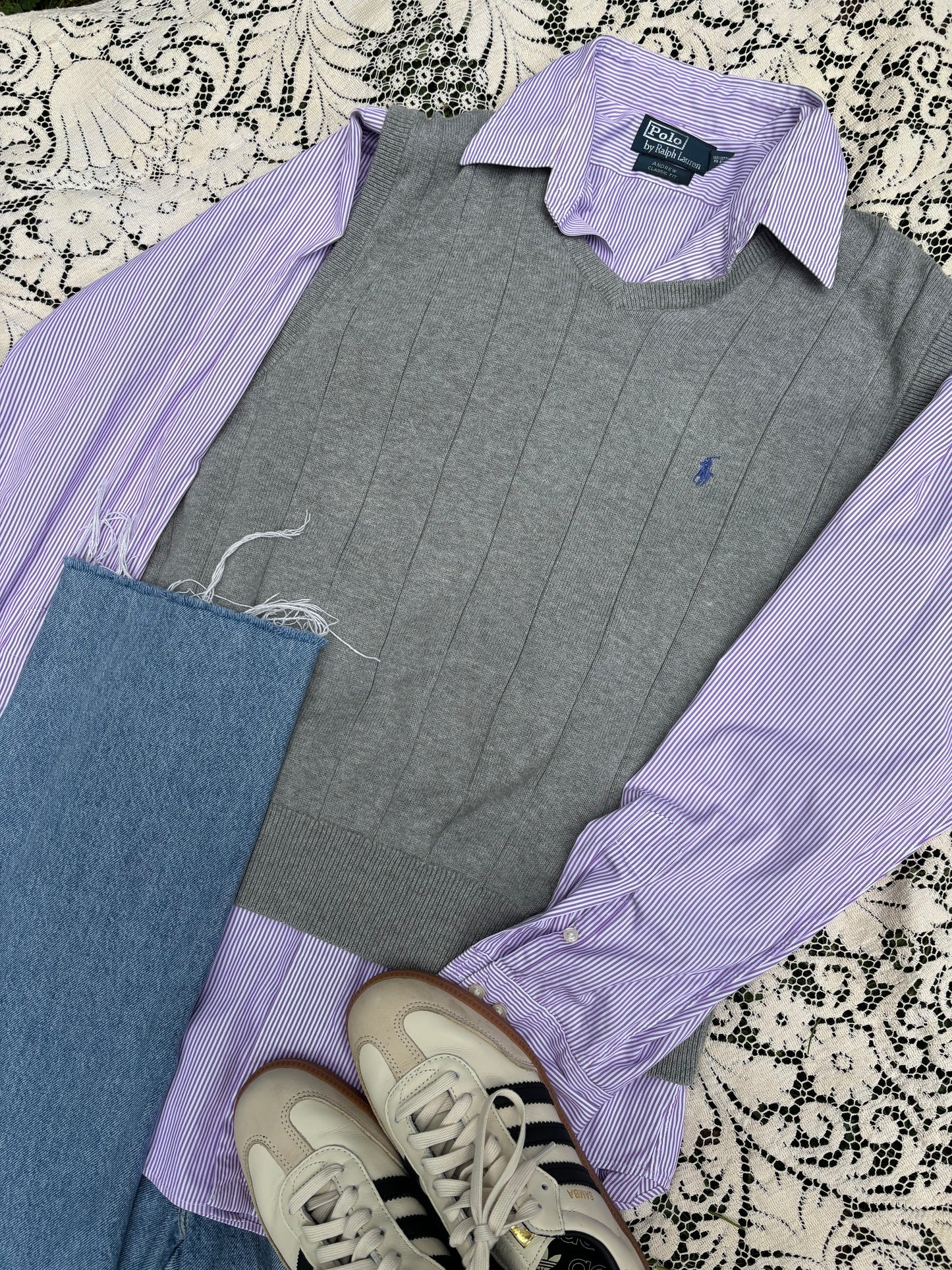 Vintage Polo Sweater Vest - S/M/L