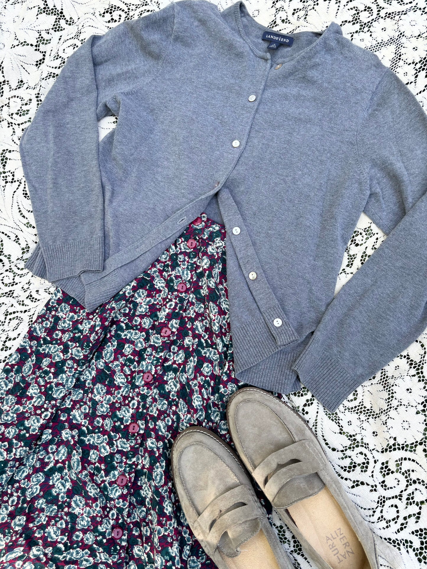 Land's End Cardigan - Gray