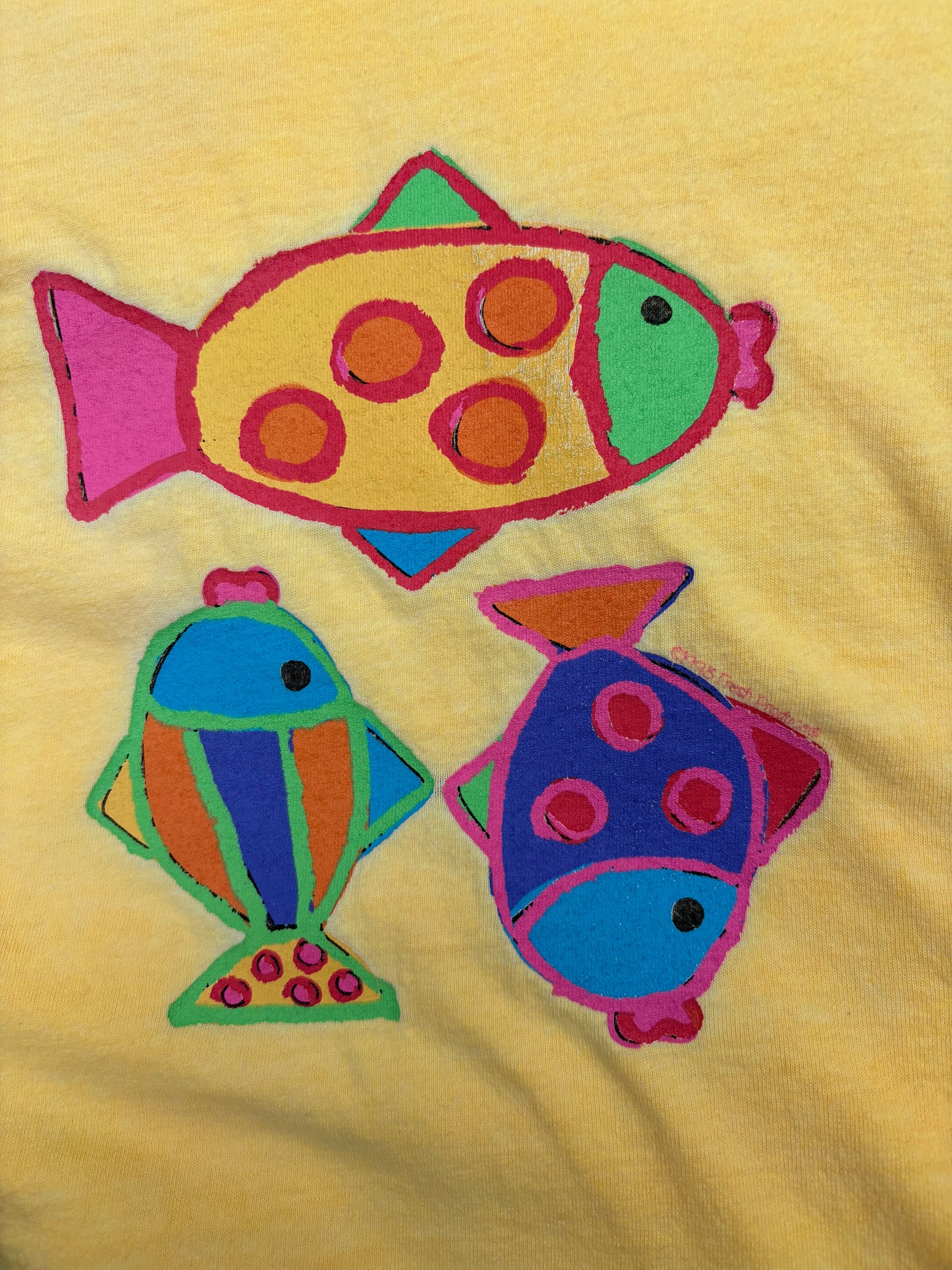 Vintage Fresh Produce Fish Crop Tee - S/M/L/XL