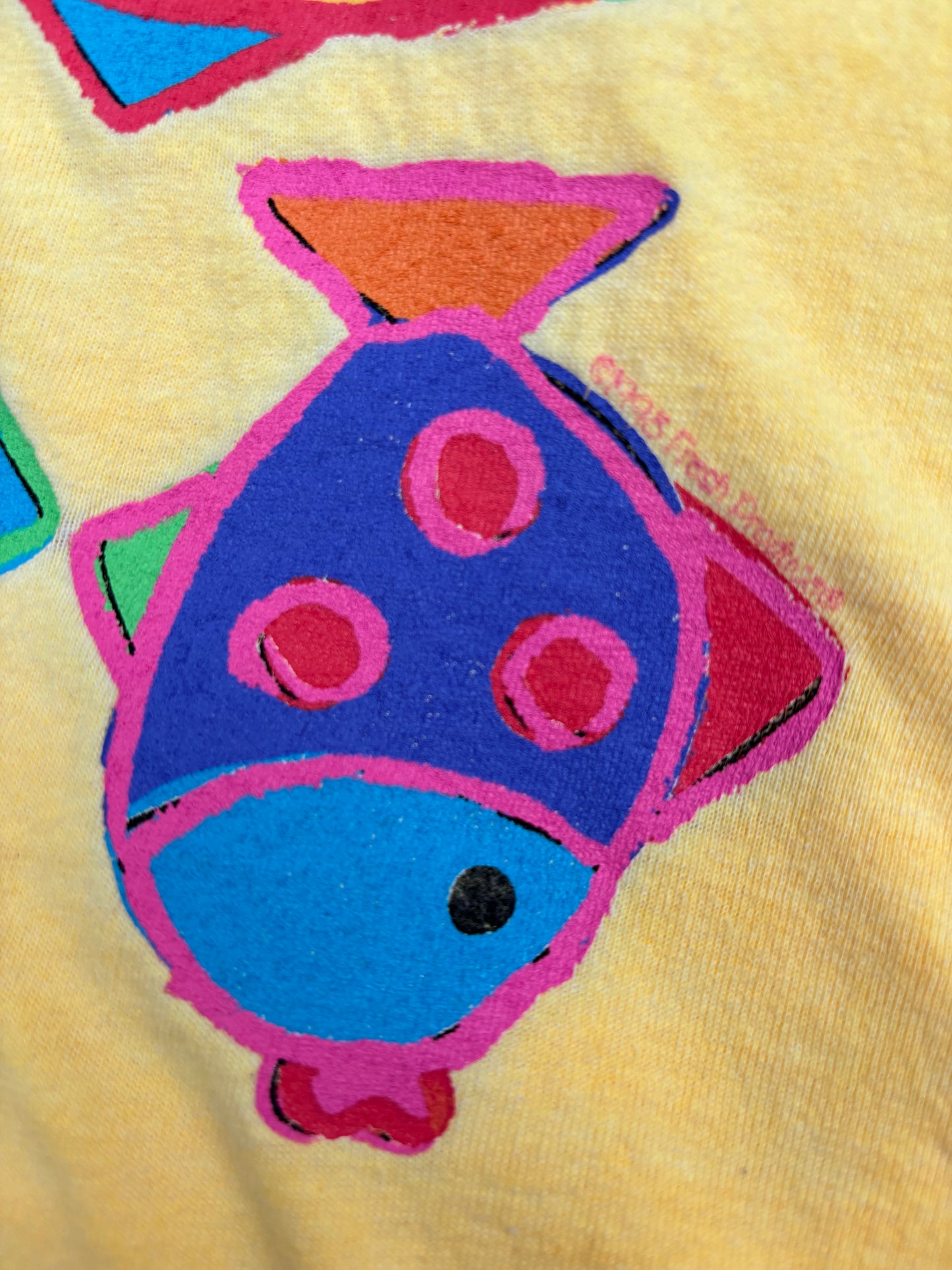 Vintage Fresh Produce Fish Crop Tee - S/M/L/XL