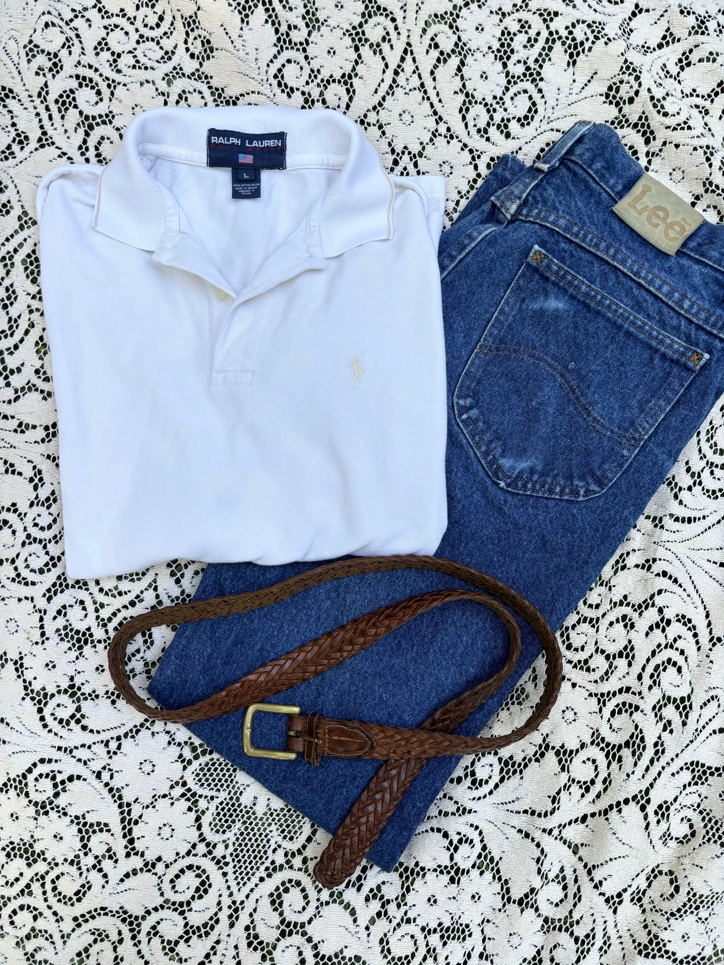 Vintage Lee Straight Leg Jeans - 33x31