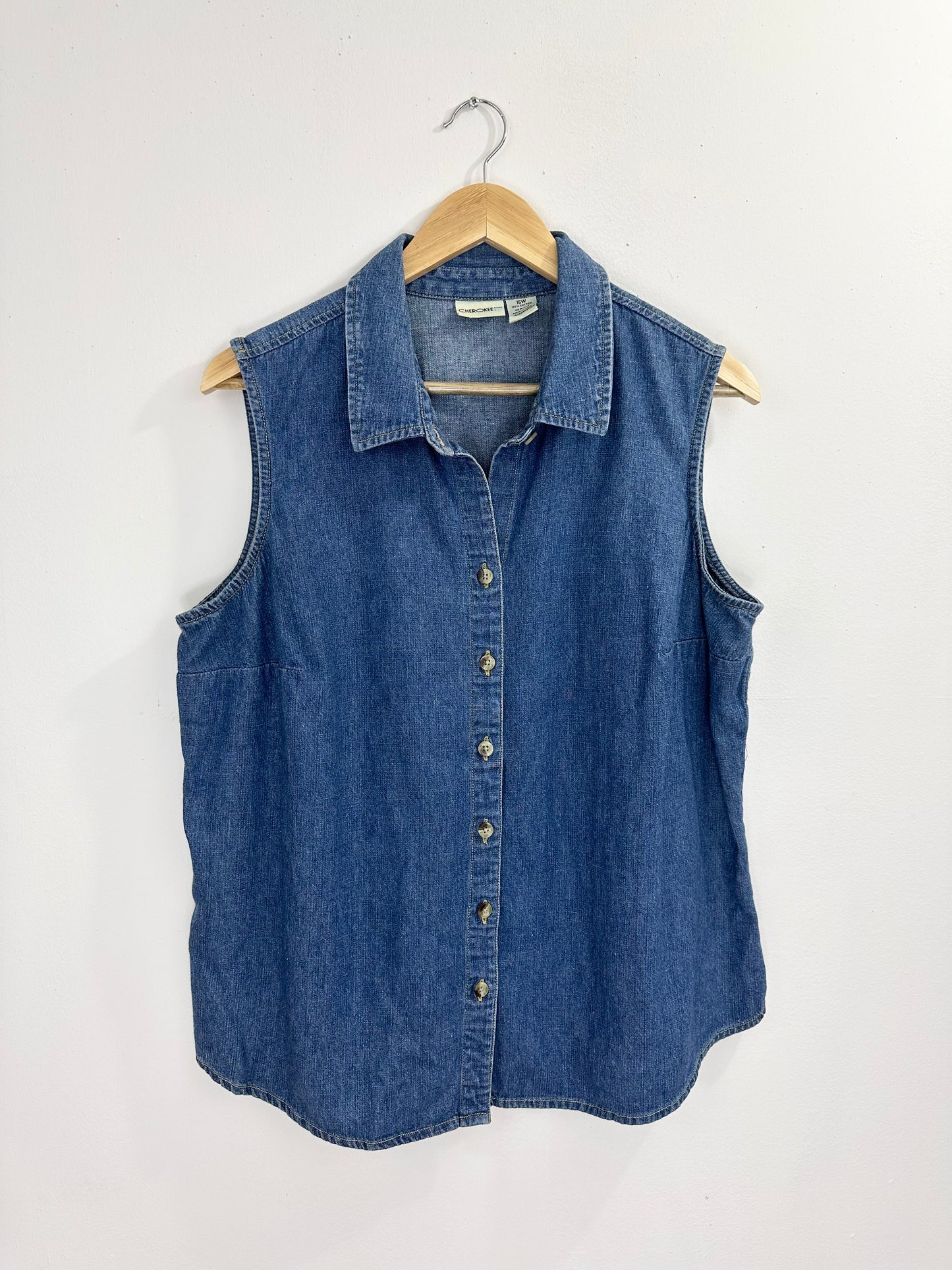 Vintage Cherokee Denim Vest - L/XL