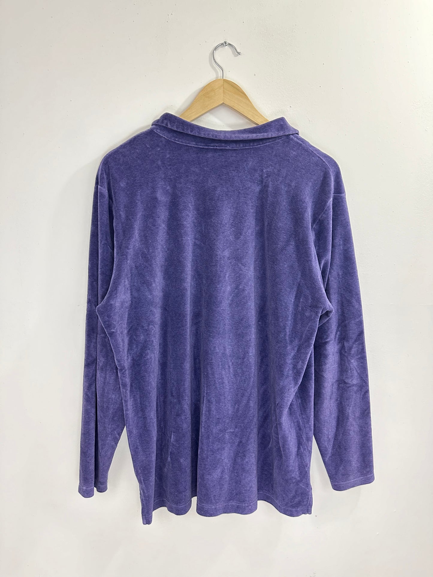 Vintage Field Gear Velour Button Down - XS/S/L/XL