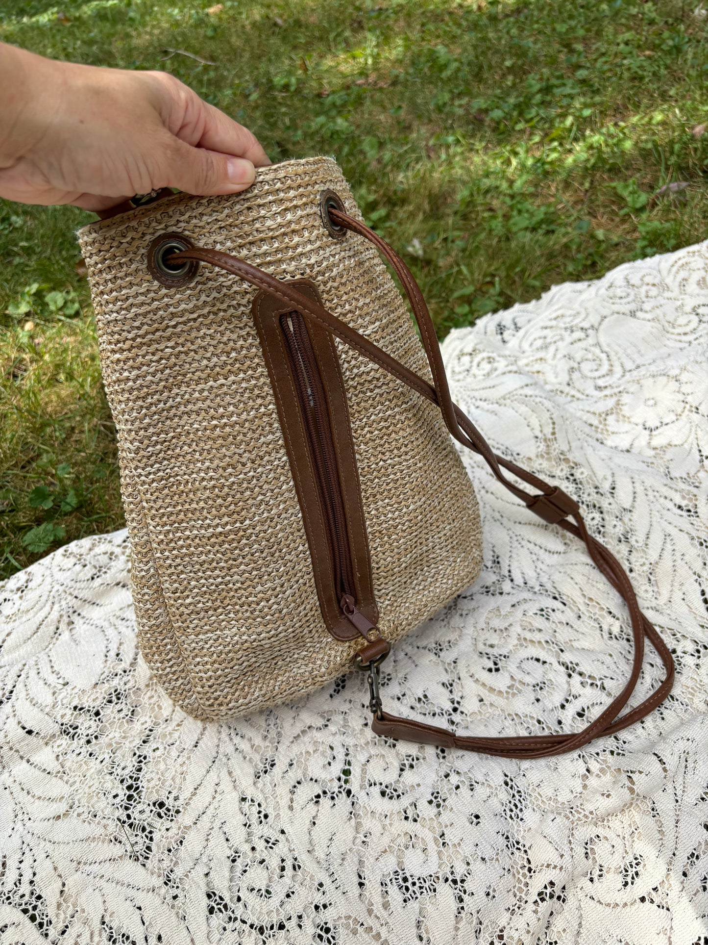 Woven Backpack
