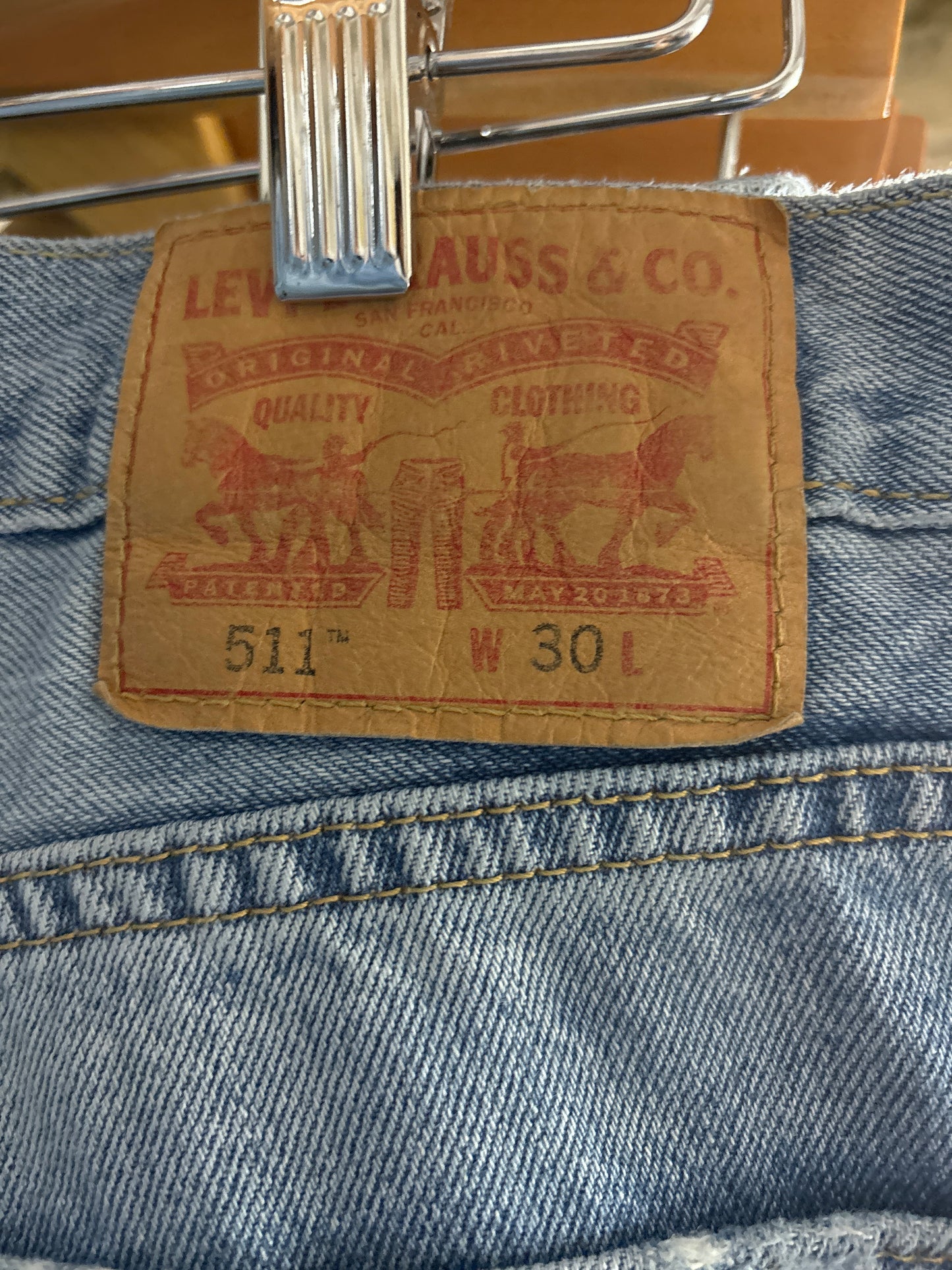 Levi's 511 Cutoff Jean Bermuda Shorts / Dad Jorts - 32