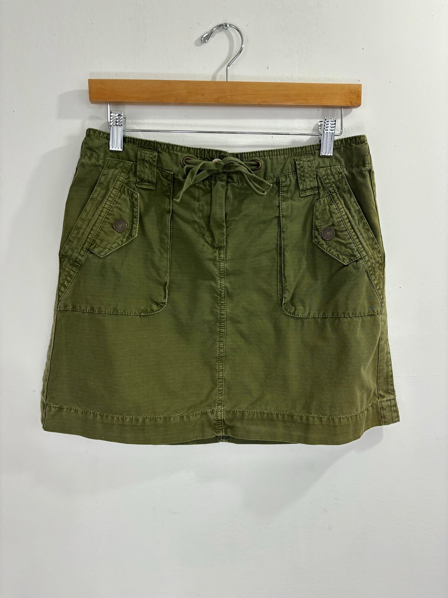 J Crew Green Utility Skirt - 31