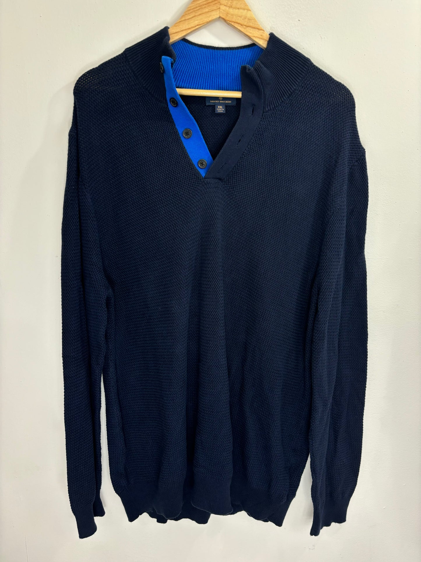 Brooks Brothers Henley Sweater - XXL