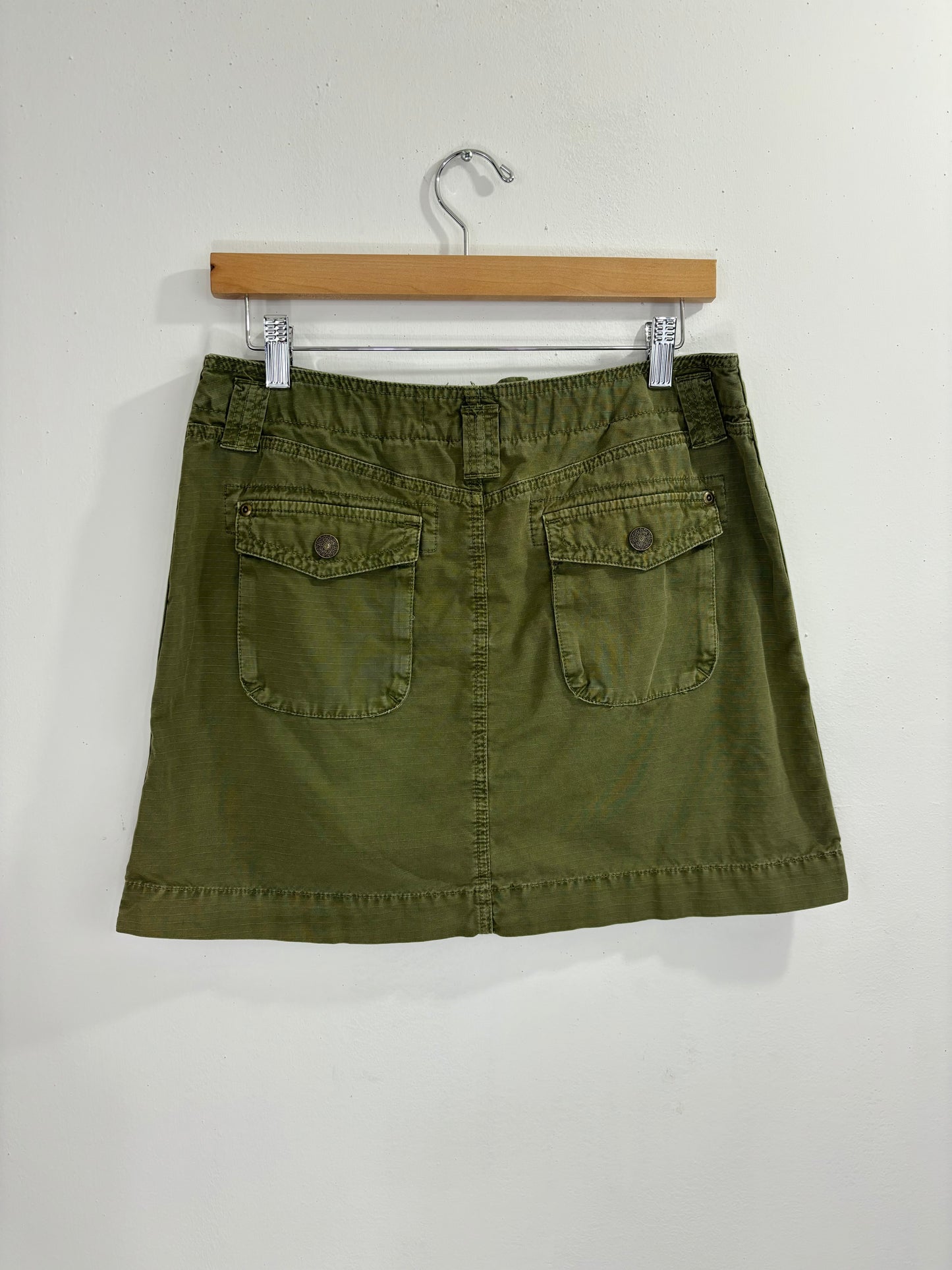 J Crew Green Utility Skirt - 31