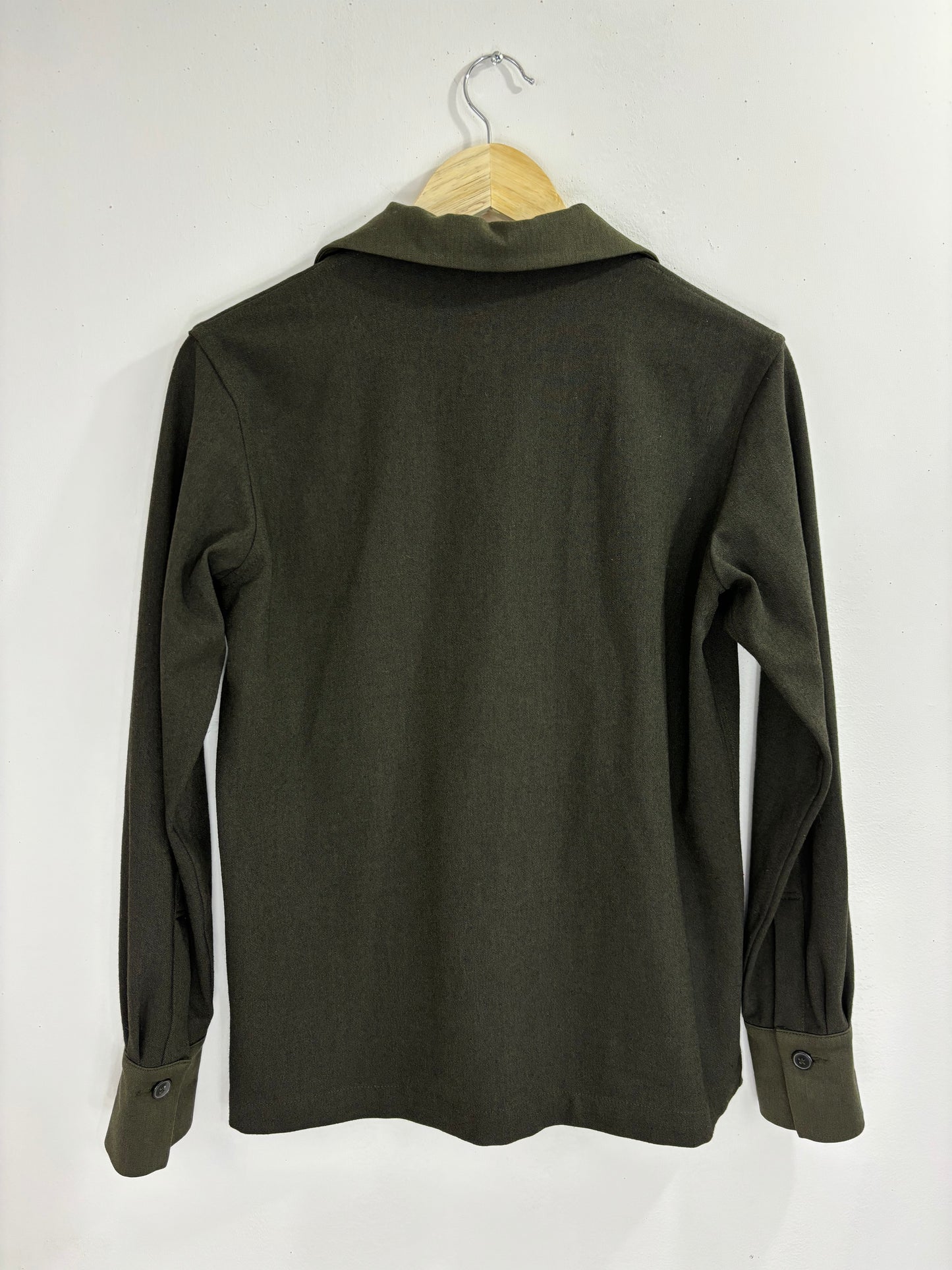 Vintage Dark Green Shirt Jacket - XS/S