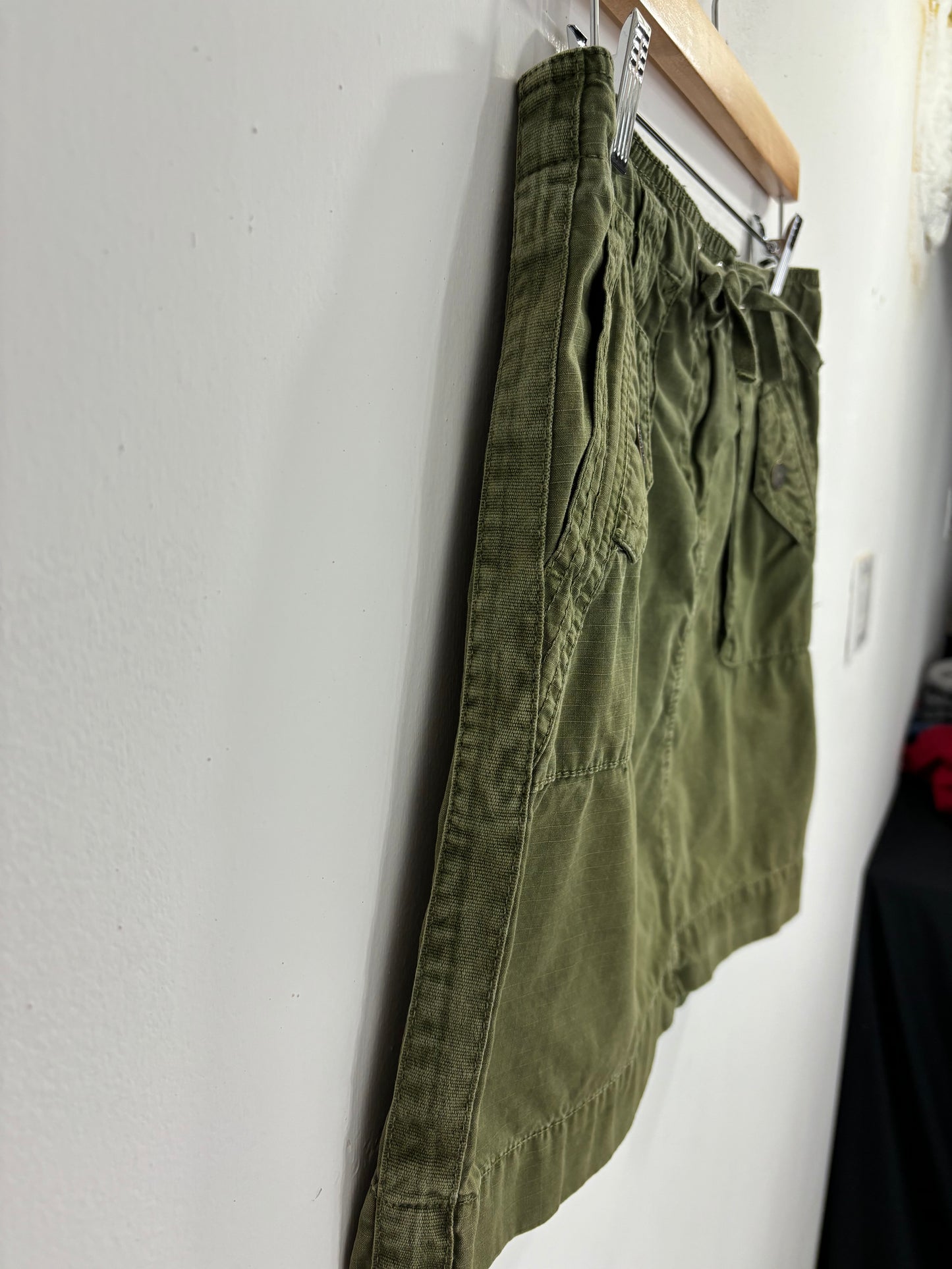 J Crew Green Utility Skirt - 31