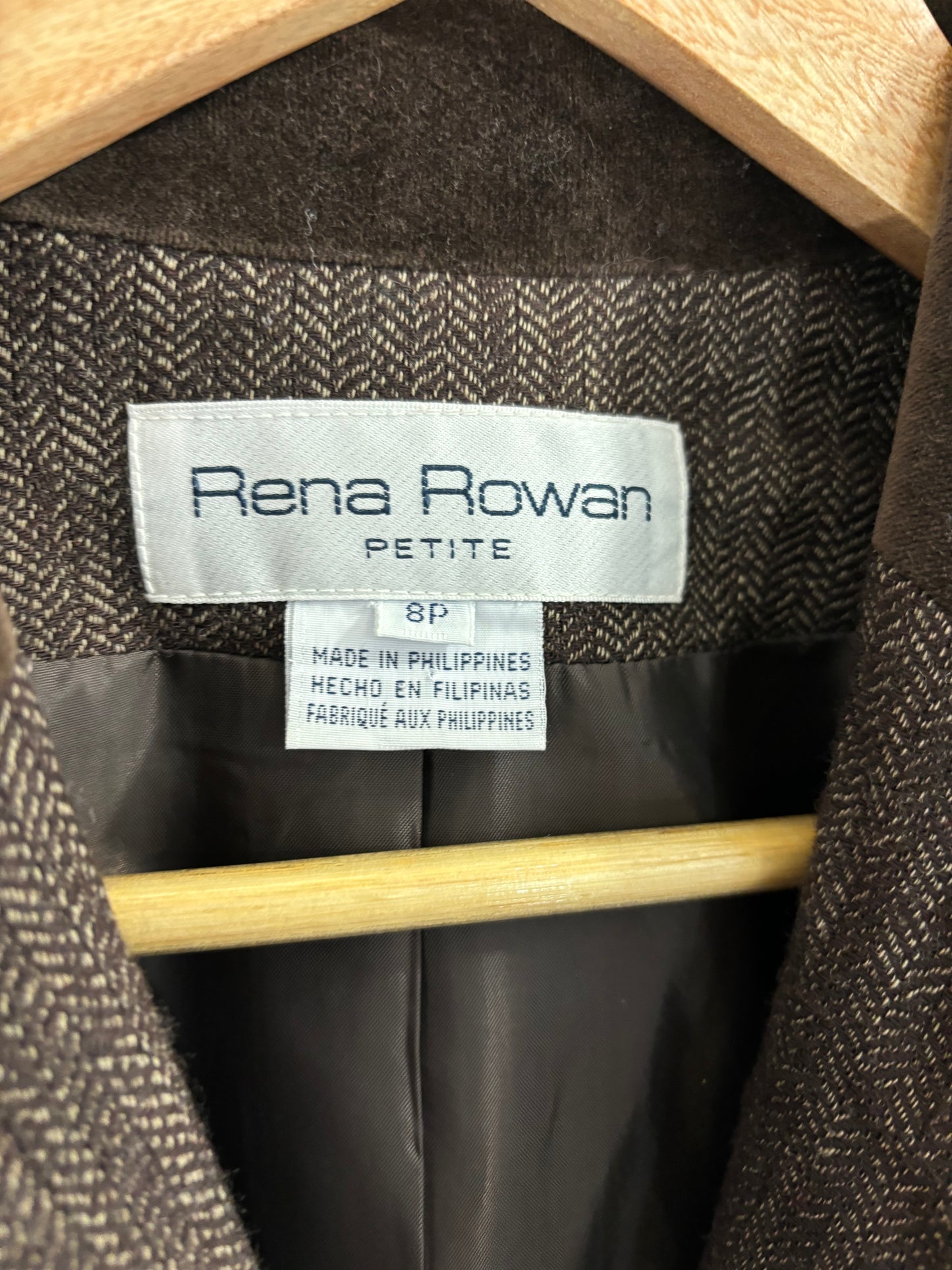 Vintage Wool Brown Blazer