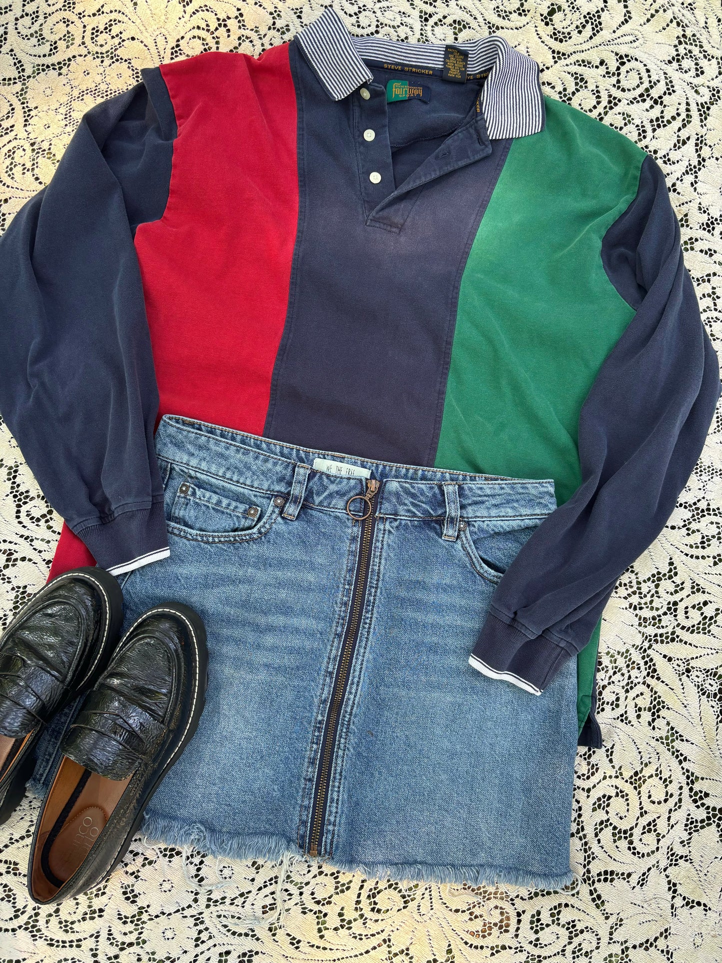 Vintage Rugby Style Shirt - S/M/L