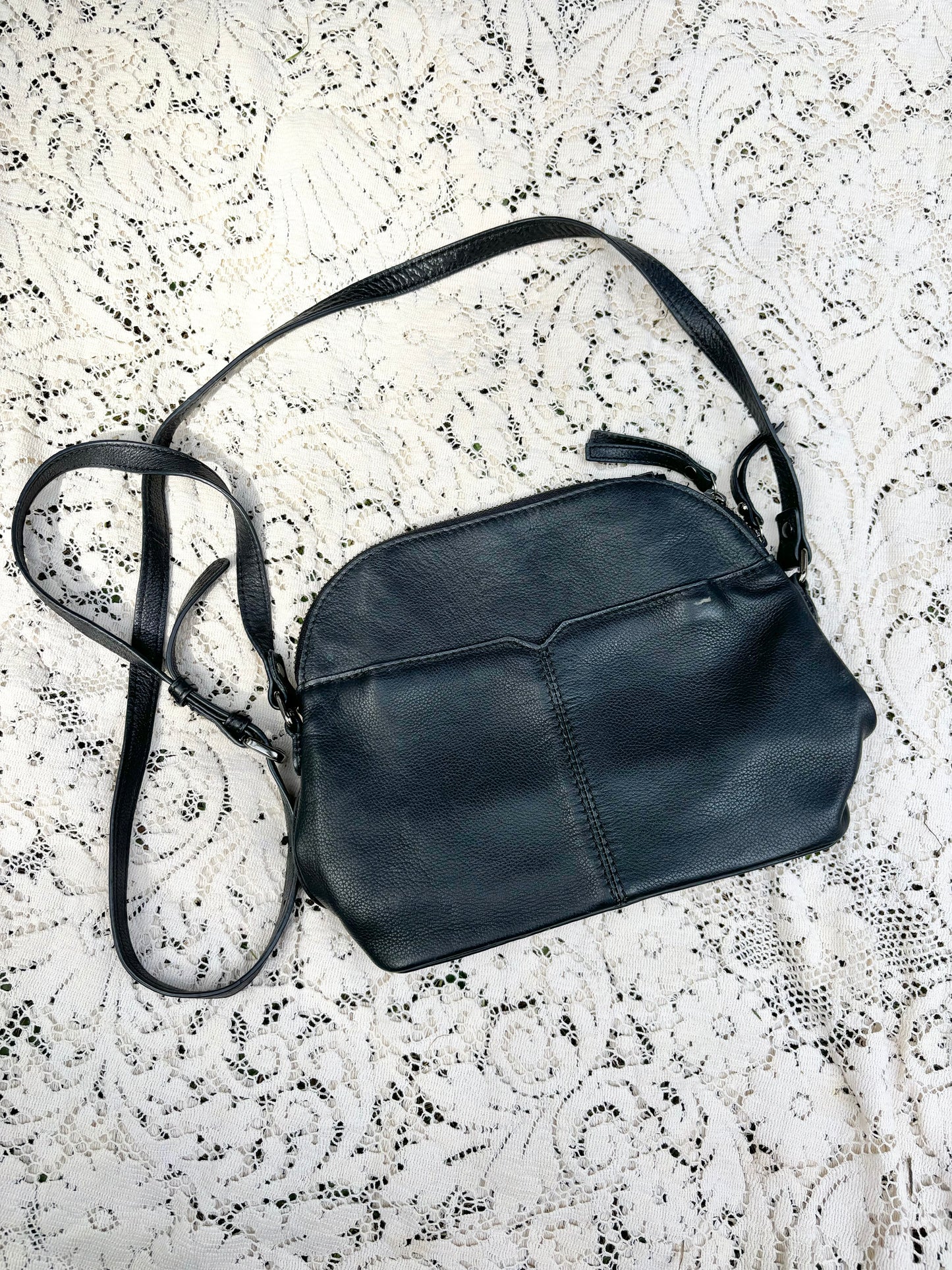 Rachel Roy Black Leather Purse