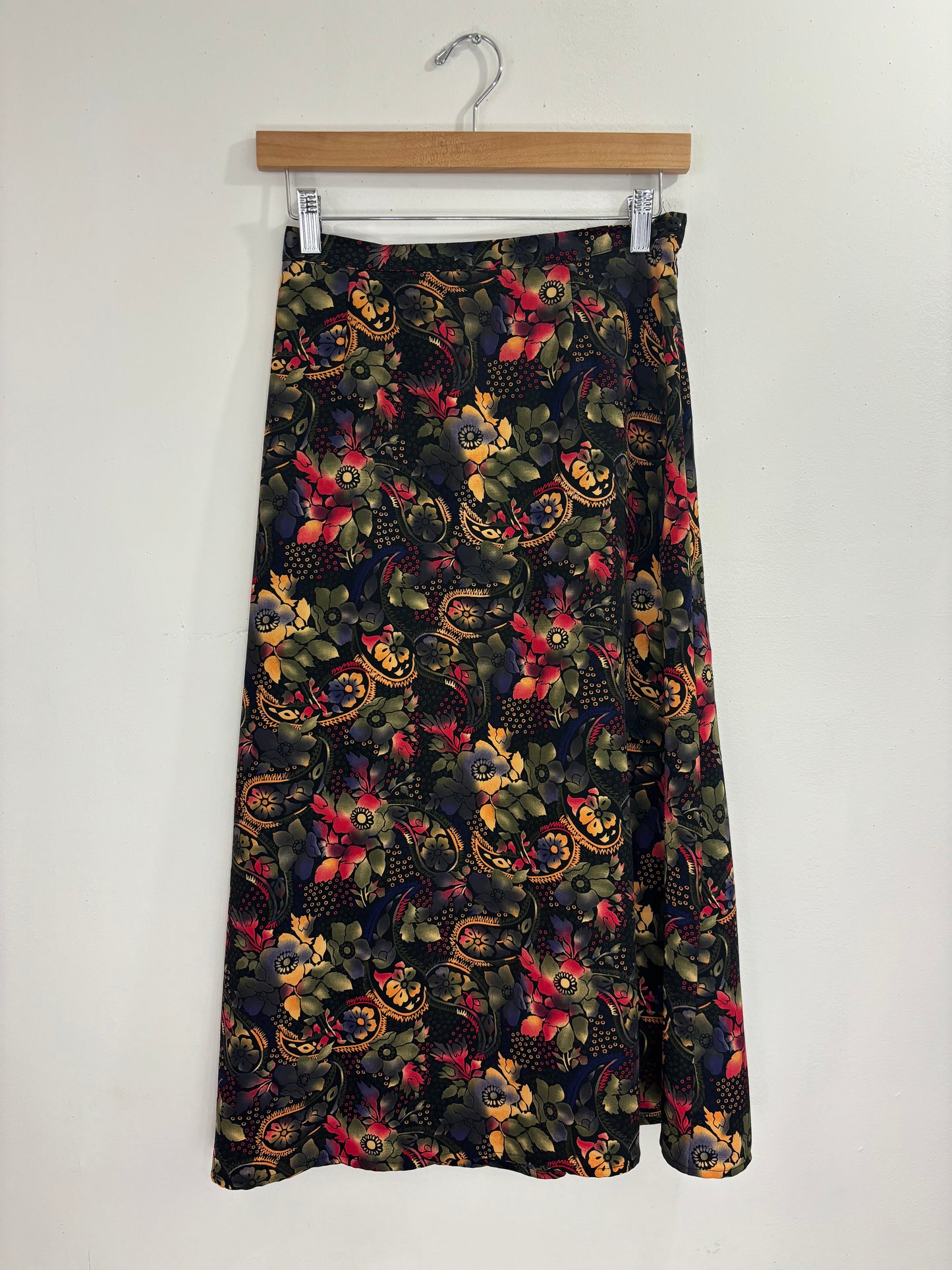 Vintage Floral Maxi Skirt