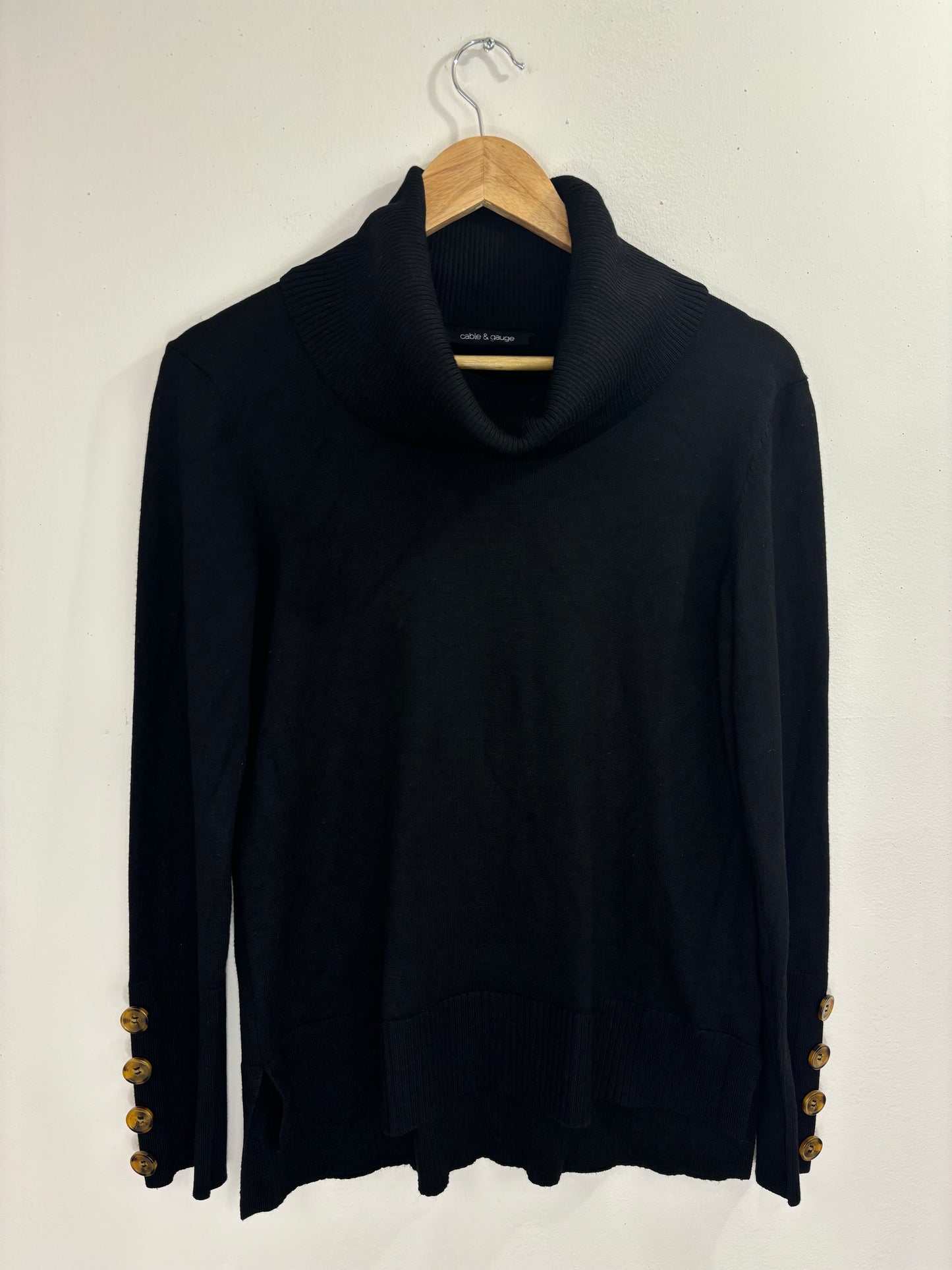 Black Turtleneck Sweater