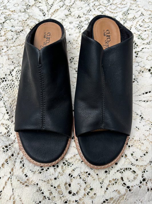 Euro Soft by Sofft Leather Slides - Size 8.5