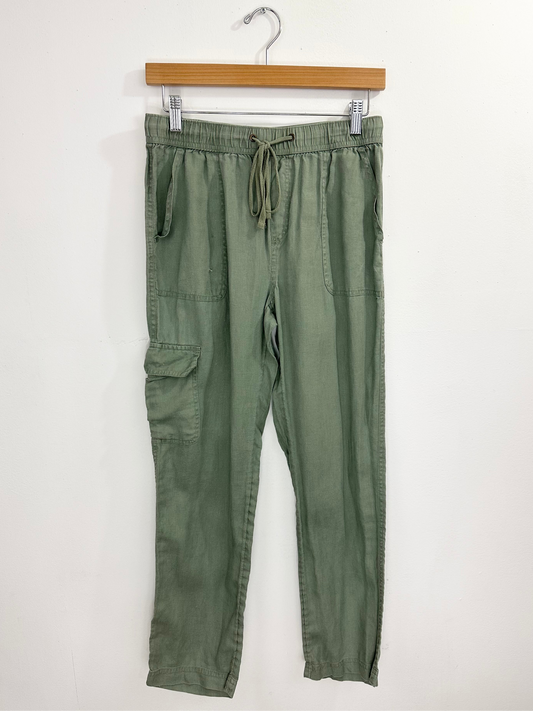 Rachel Zoe Linen Cargo Pants