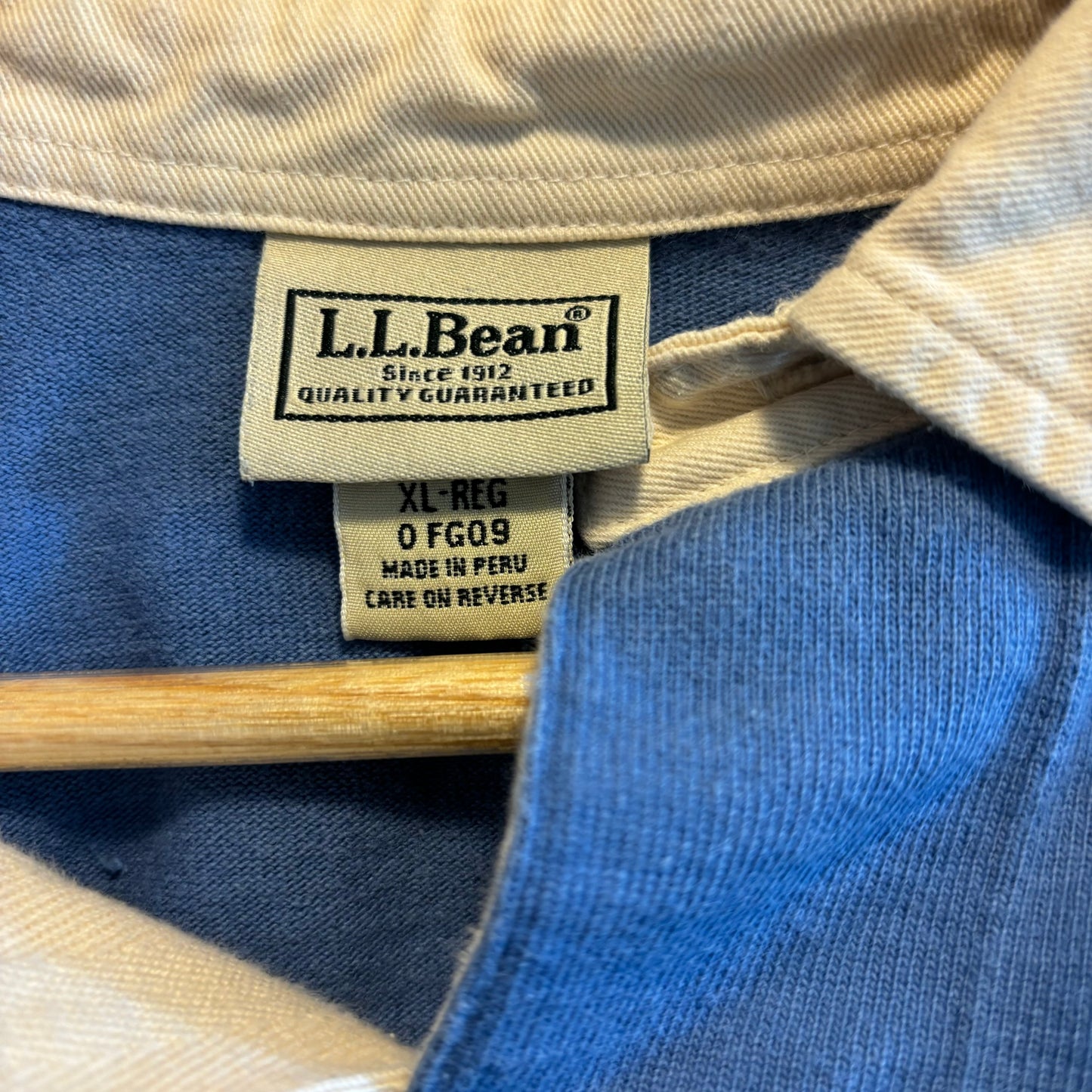 Vintage LL Bean Rugby Shirt - XL