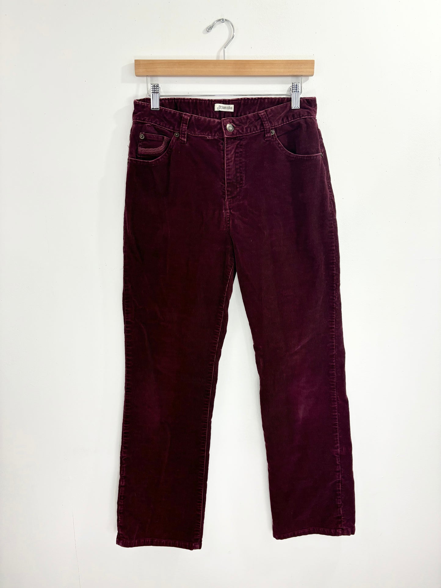Burgundy Corduroy Pants