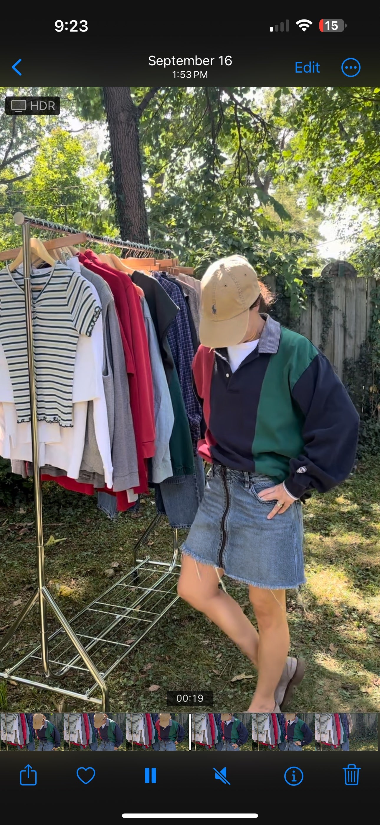 Vintage Rugby Style Shirt - S/M/L
