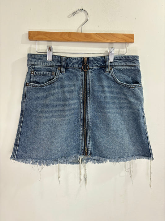 We The Free Jean Mini Skirt - 30