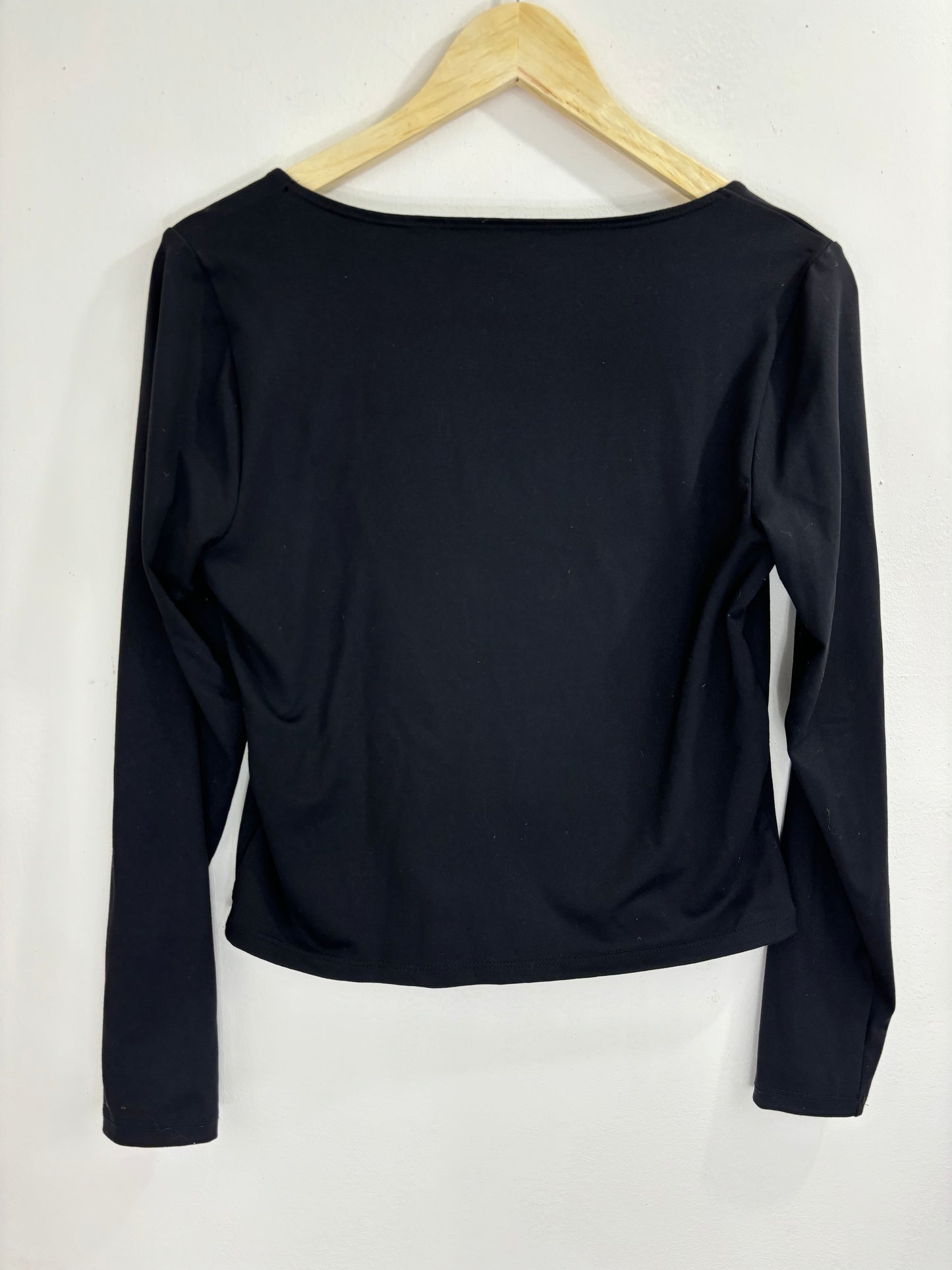 Abercrombie & Fitch Square Neck Long Sleeve Shirt