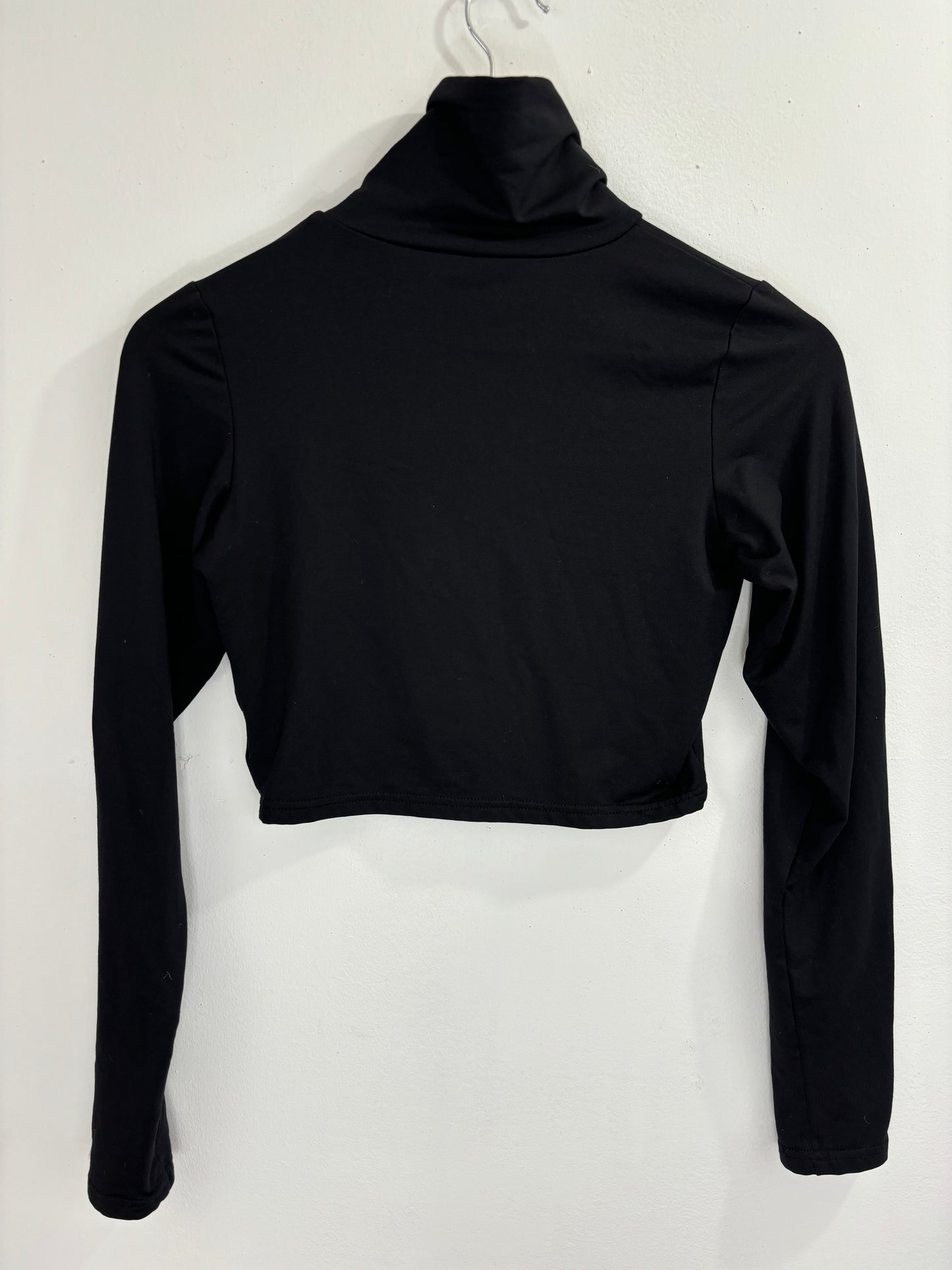 Long Sleeve Turtleneck Crop Top