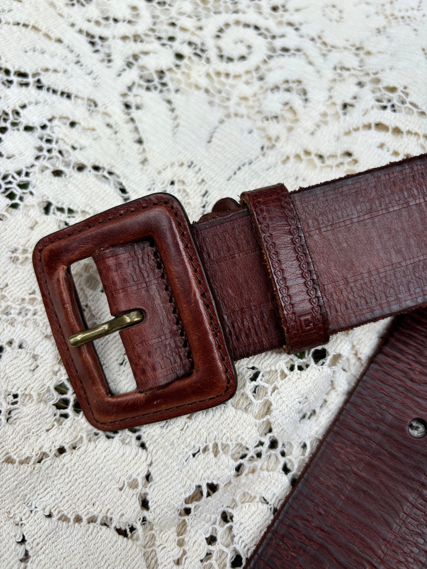 Chaps Leather Belt
