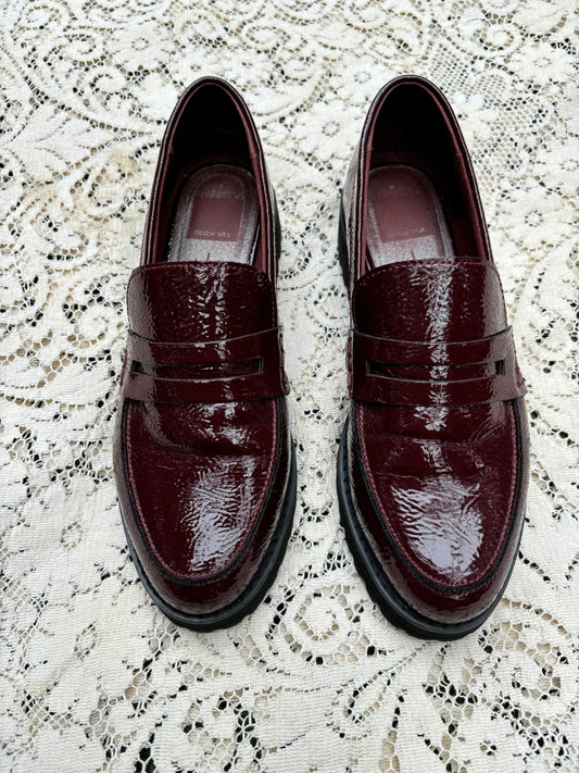 Dolce Vita Burgundy Loafers - Size 8.5