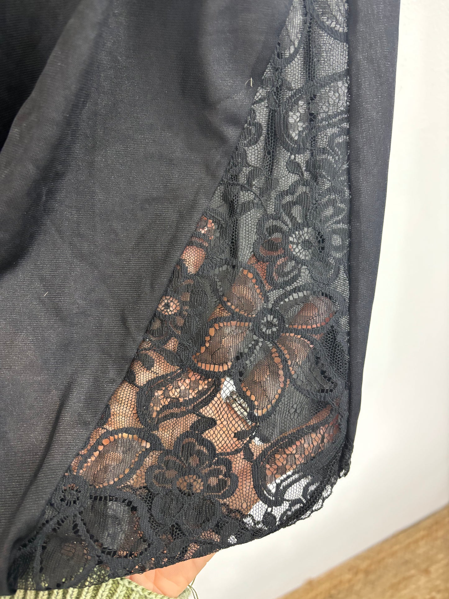 Black Slip Skirt