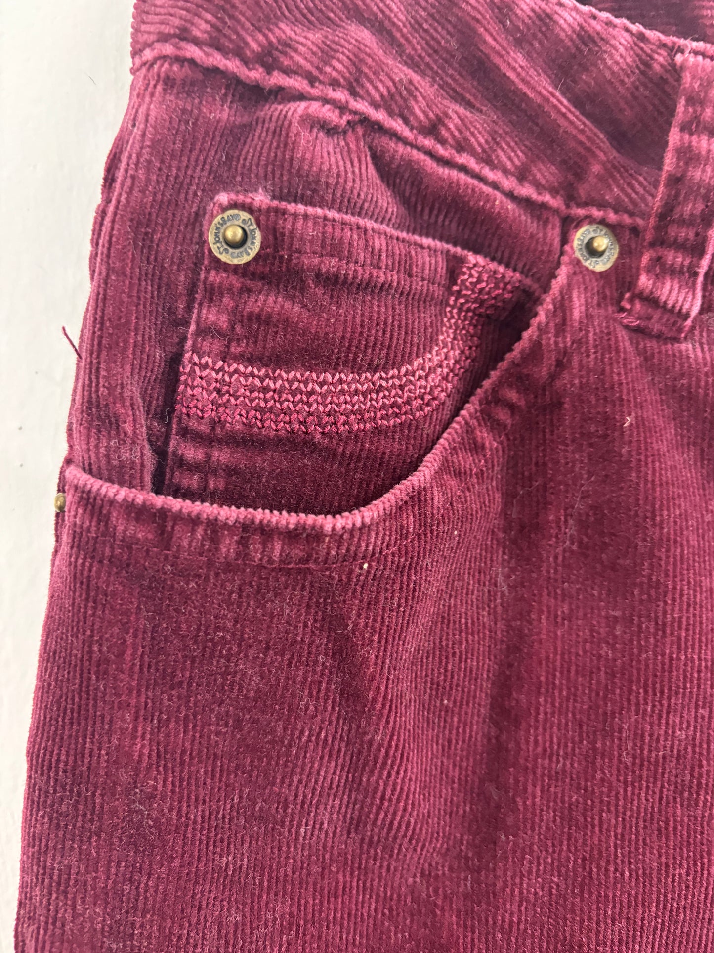 Burgundy Corduroy Pants